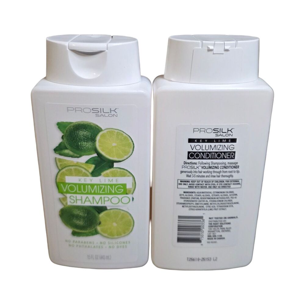 🍋🟩 PRO SILK SALON KEY LIME VOLUMIZING CONDITIONER MOISTURIZING 15oz